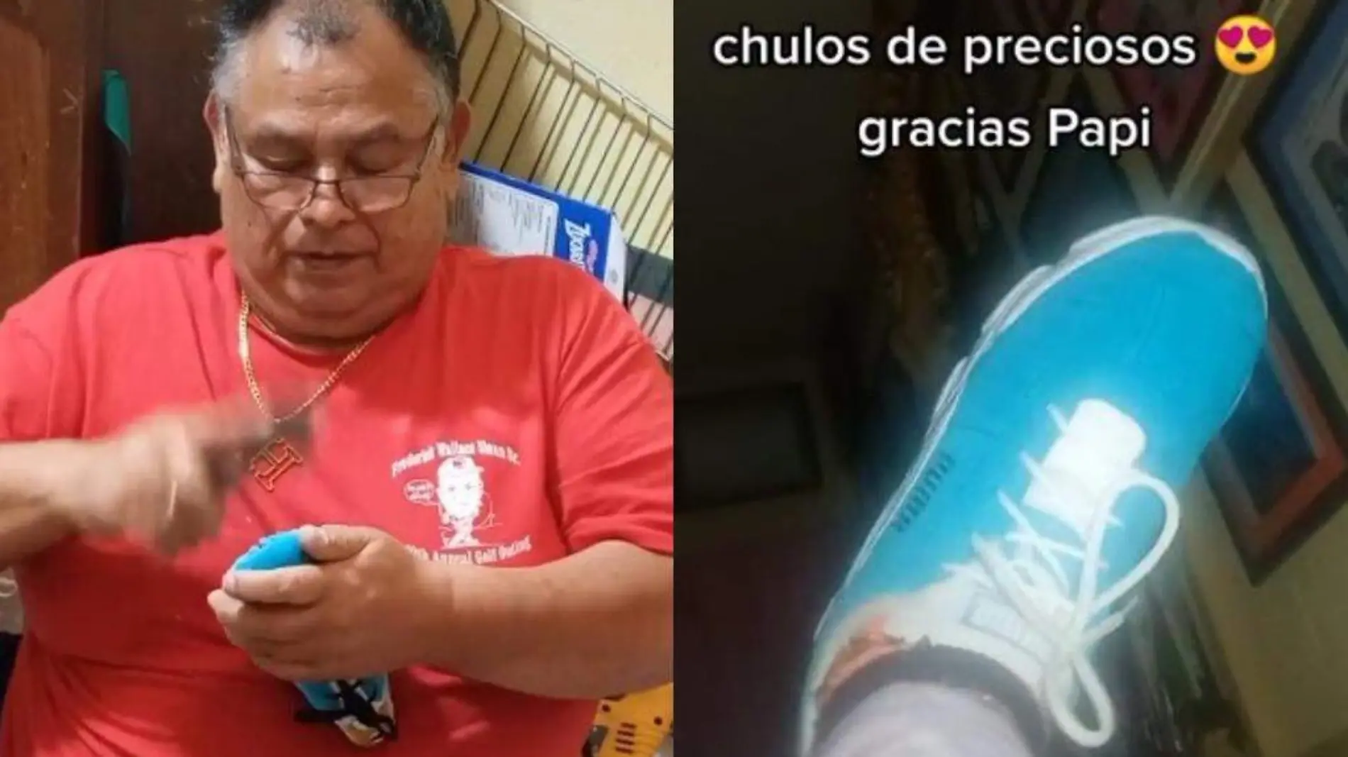 Padre de familia hace zapatos para su hija